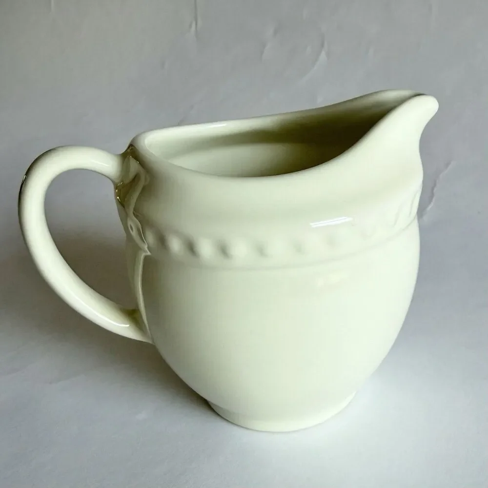 Gail Pittman Southern Living Hospitality Collection Ceramic Creamer Ivory/Cream